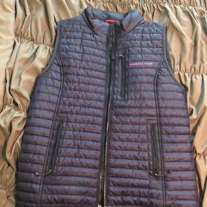 Vineyard Vines Navy Puffer Vest
